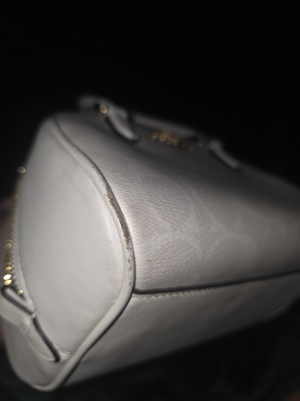 Coach Sydney Satchel Glaxier White Signature Dome Satchel Bag Purse - Picture 8 of 12